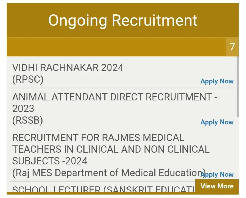 Rajasthan Animal Attendant Vacancy 2024